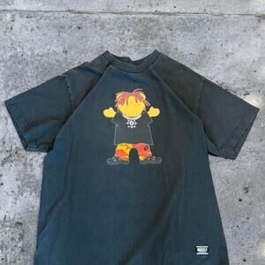 Grizzly Trippy Red Graphic Tee – Size Large